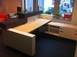 custom reception desk