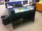 custom laminate counter with mail slots